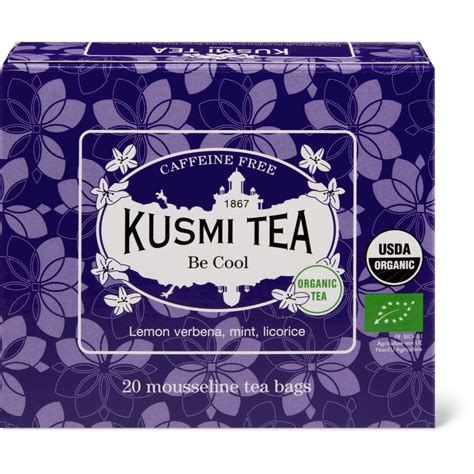 Kusmi Tea Be Cool Bio Infusion Verbena Mint Liquorice Migros