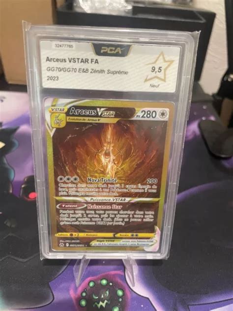 CARTE POKÉMON ARCEUS Vstar Gold GG70 GG70 EB 12 5 FR PCA 9 5 EUR 75 00