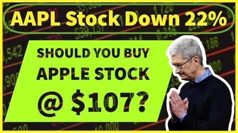 Apple AAPL Stock Down 22 Time To Buy Now Or Wait YouTube