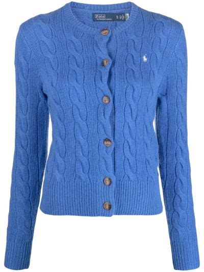 Cable Knit Wool Cashmere Cardigan Polo Ralph Lauren