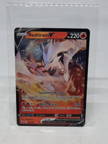 Pokemon TCG Reshiram V Silver Tempest 024 195 Holo Ultra Rare EBay