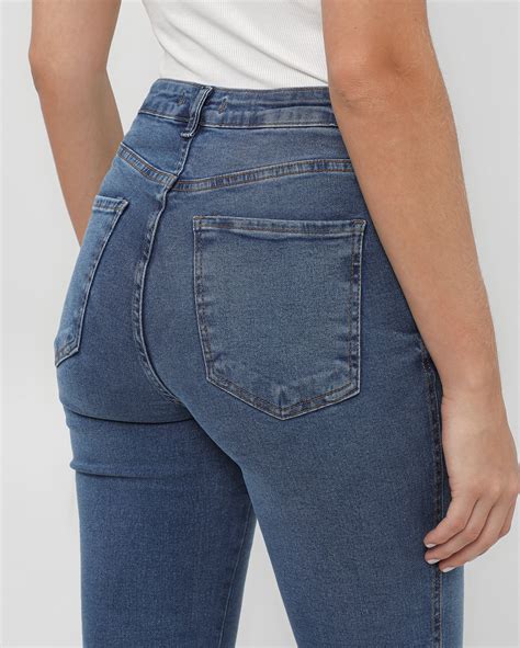 Riachuelo Cal A Jeans Feminina Bootcut Cintura Alta Denim M Dio