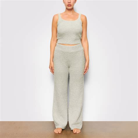 Cozy Knit Pant Aqua Skims