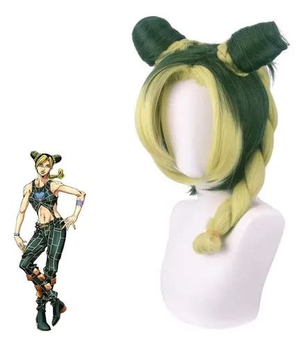 Peluca Jolyne C Para Cosplay De Anime Jojo S Bizarre Adventu Cuotas