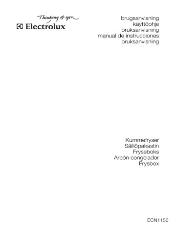 Electrolux ECN1156 Käyttöohjeet Manualzz