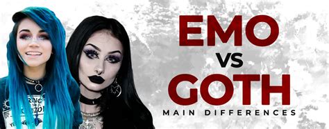 Emo vs Goth - 10 Ways to Know the Difference | RevXval Emo