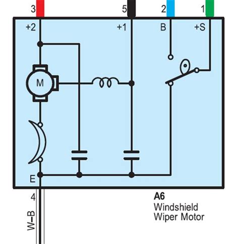 Wiper Motor Wiring Colours