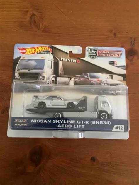 HOT WHEELS CAR Culture Team Transport Nissan Skyline Gt R Aero Lift Mint Box Set EUR