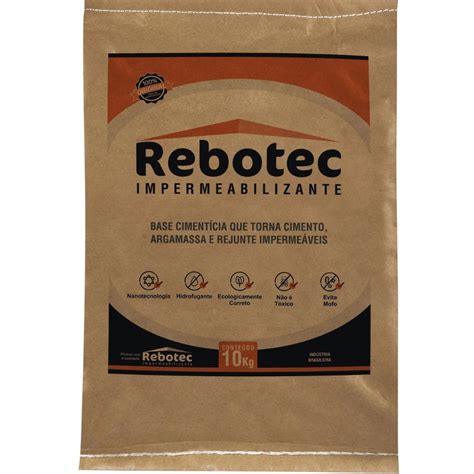 Impermeabilizante Em Po Saco Rebotec Kg Rebotec