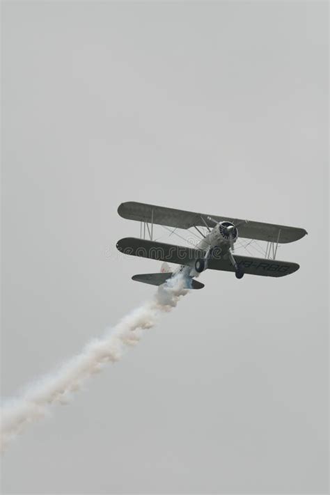 Hb Rbg Boeing E Stearman Aircraft In Speck Fehraltorf In Switzerland