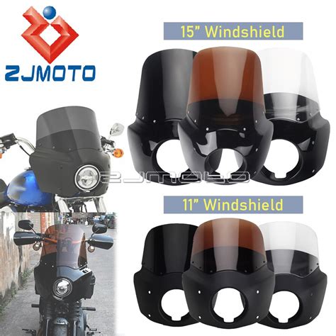 Windscreen Motorcycle Front Headlight Fairing For Harley