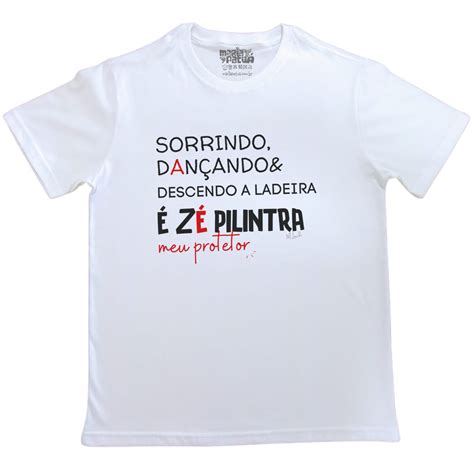 Camiseta Maria Patuá Zé Pilintra meu Protetor Camisetas Umbanda