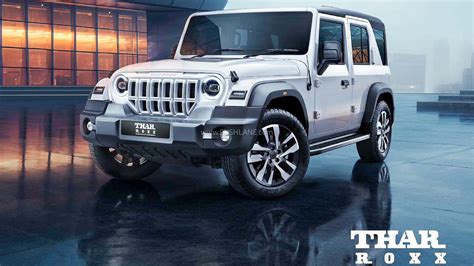 Mahindra Thar Roxx White Colour Officially Revealed Along With Black