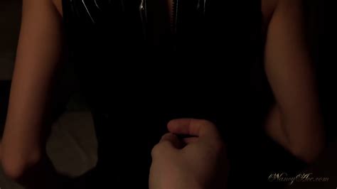 Blonde Black Latex Masturbation 7539 Nancy Ace
