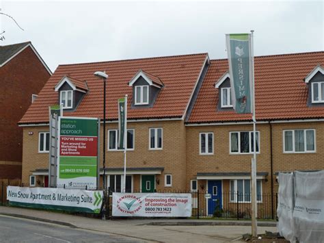 New Houses On Station Approach © Robin Webster Cc By Sa20