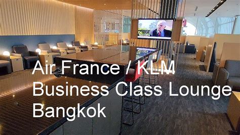 Air France Klm Bangkok Business Class Lounge K Youtube