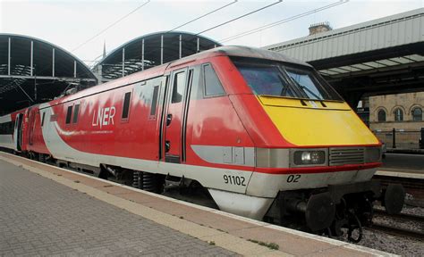 Class 91 91102 Lner Newcastle Central Lner Branded Class  Flickr