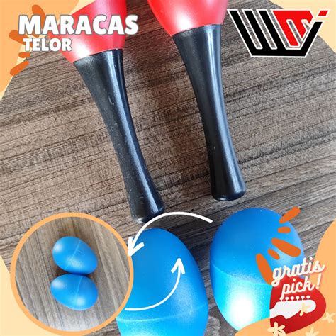 Jual Marakas Maracas Gagang Dan Telor Shopee Indonesia