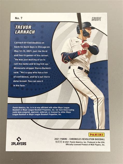 Panini Chronicles Revolution Groove Trevor Larnach Rc For