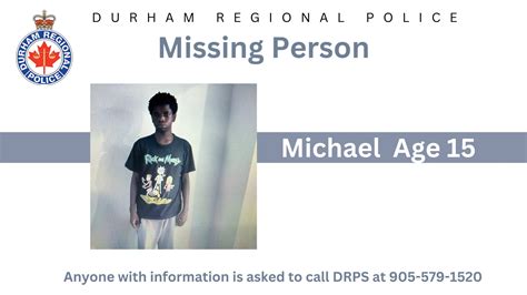 Missing 15 Year Old Last Seen In Whitby Ontario Indurham