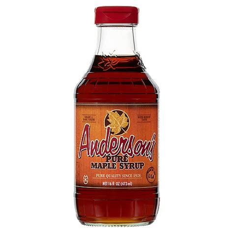 Anderson S Pure Maple Syrup 16 Fl Oz Shoprite