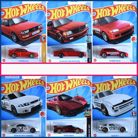 Hot Wheels D Caso Carros Rodas Quentes Audi Quattro Pagani