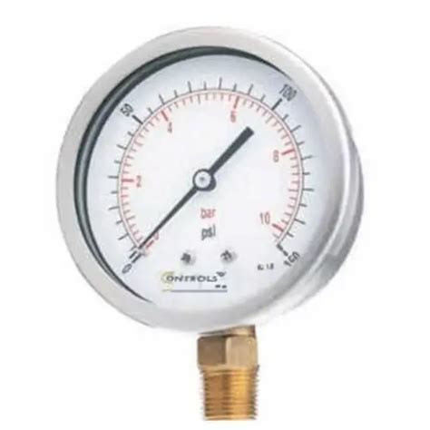 Series Pg Sbrl Stainless Steel Case Brass Pressure Gauge Bourdon