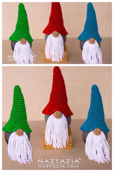 6 Santa Gnome Free Crochet Pattern Christmas Crochet Patterns Free