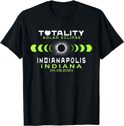 Indianapolis Indiana Total Solar Eclipse T Shirt Walmart