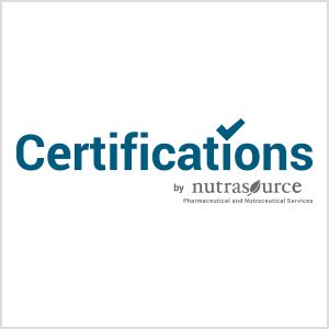 Home Certifications By Nutrasource