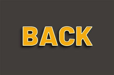 Back D Text Effect Psd By Handriwork Thehungryjpeg