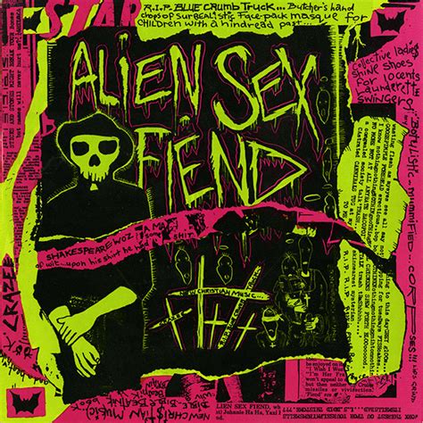 Alien Sex Fiend R I P Blue Crumb Truck Vinyl 10 Single 2