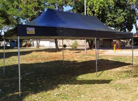 Tenda Sanfonada 6x3 Pvc Lona Nylon 600 GOIANIA TENDAS Gazebo