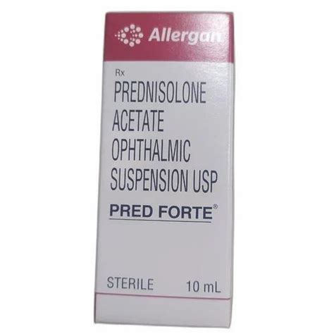 Allergan Pred Forte Prednisolone Acetate Ophthalmic Suspension Usp At