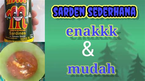 Cara Memasak Sarden Sederhana YouTube