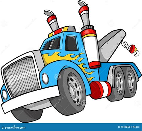 Tow Truck Illustration Stock Vector Illustration Of Haul 4017260