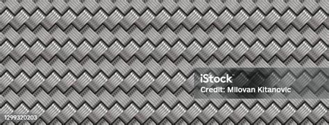 Abstract Metal Weave Backgroundsteelmetal Seamless Pattern Texture