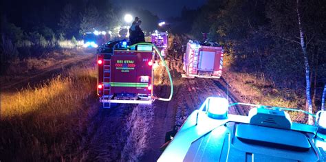 Waldbrand Gohrischheide Feuerwehr Rabenau