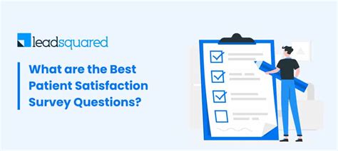 10 Best Patient Satisfaction Survey Questions - LeadSquared