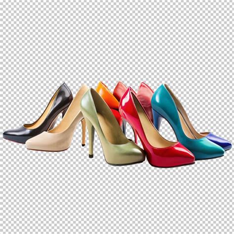 Premium PSD High Heels On Transparent Background