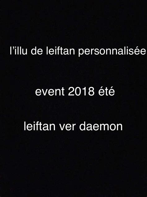 ILLUSTRATIONS PERSONNALISÉE EVENT 2018 Leiftan en daemon Eldarya Rôle