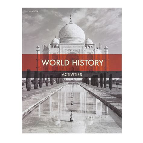 BJU Press World History Student Activities Manual 5th Ed Grade 10