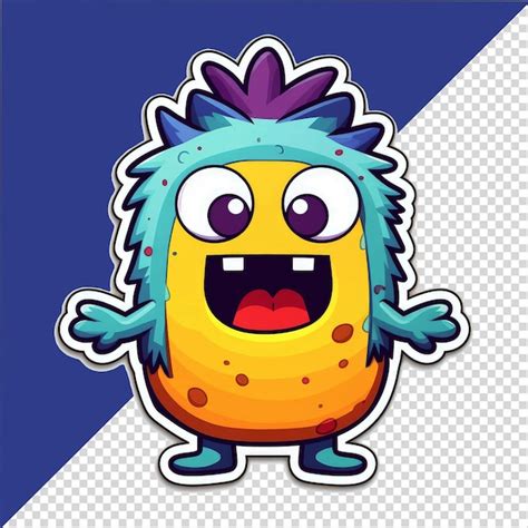 Premium Psd Cute Monster Game Character Design Image Chibi Monster