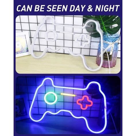 Game Neon Led Jeu Neon Mural Gaming Enseignes Au Néon Game Zone Néons