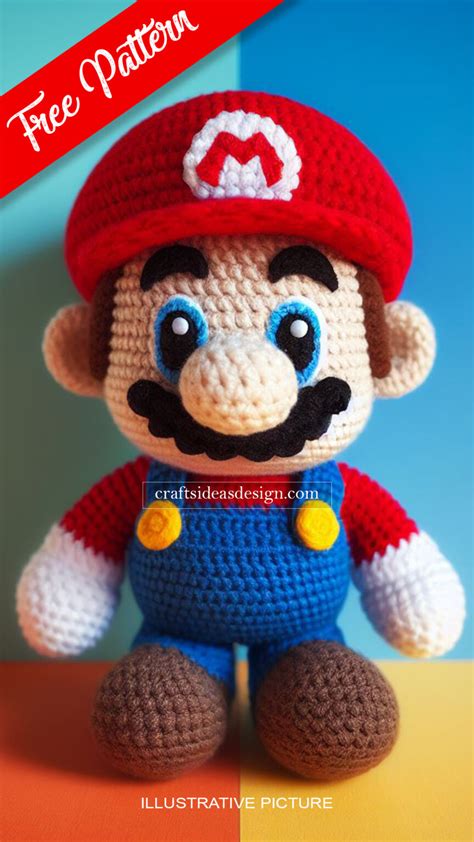 Mario Amigurumi Free Pattern