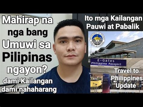 MGA OFW NAHIHIRAPAN UMUWI SA PILIPINAS MGA KAILANGAN GAWIN NG MGA OFW