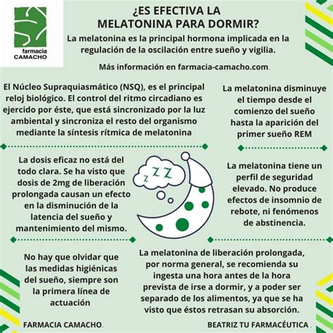 Es Efectiva La Melatonina Para Dormir Farmacia Camacho