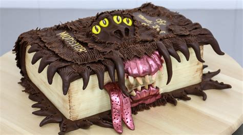 Harry Potter S Monster Book Of Monsters Cake Decorating With Modeling