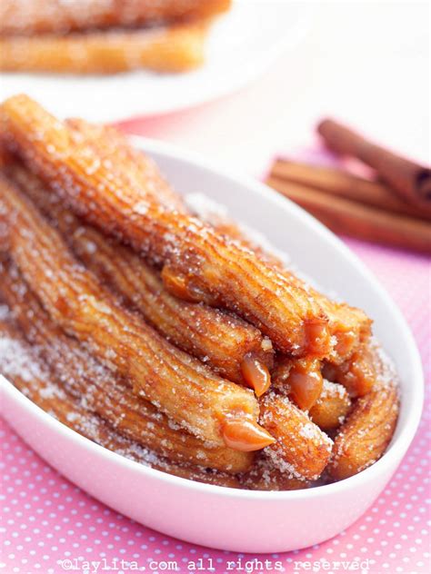 Churros Rellenos Con Dulce De Leche Laylita Recetas De Cocina