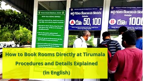 Ttd How To Book Rooms Directly At Tirumala Tirupathi And Booking